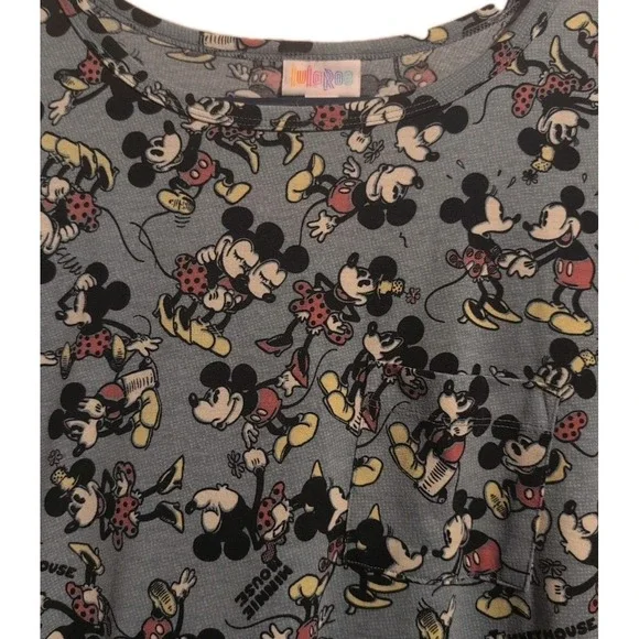 LULAROE DISNEY MICKEY MOUSE & MINNIE MOUSE CARLY DRESS NEW W TAGS LIMITED ED XS - Picture 8 of 14
